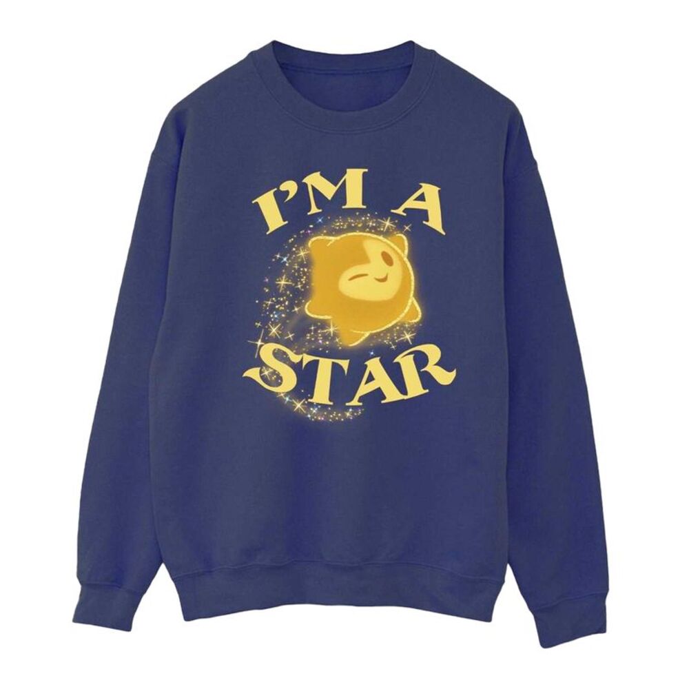 Wish Mens I�'m A Star Sweatshirt / Navy Blue